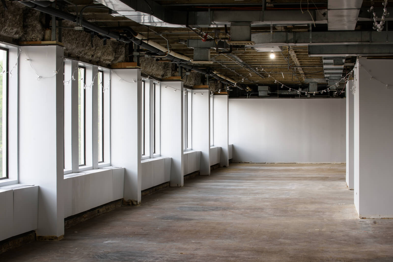 Raw office or medical space available for customization at 1010 Lake Street, Downtown Oak Park, IL