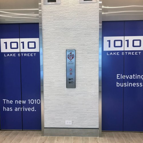 Renovated lobby at 1010 Lake Street, Oak Park, IL Renovated lobby at 1010 Lake Street, Oak Park, IL