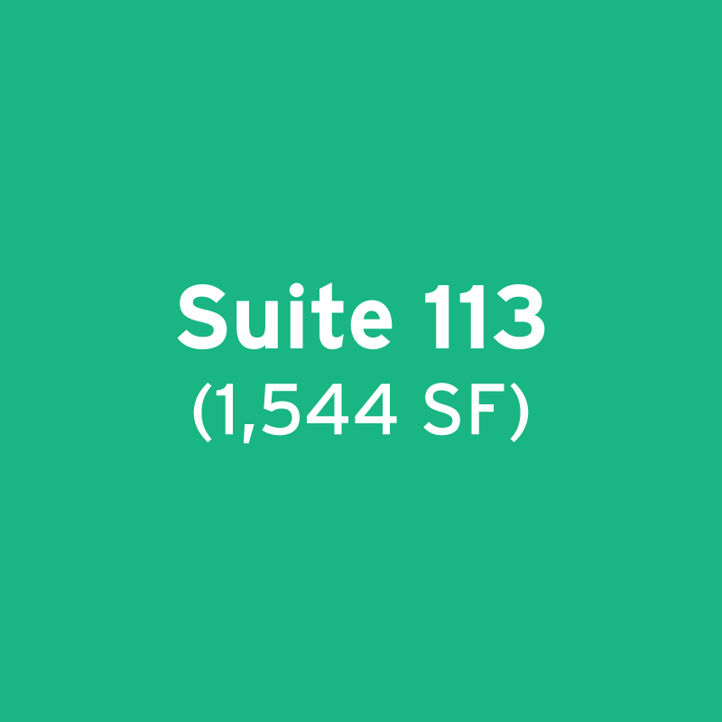 Suite 113 (1,544 SF)